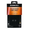 2-Power 1 m USB-A - USB-C -kaapeli - musta