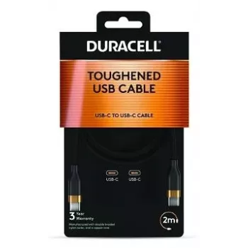 2-Power 2m USB-C - USB-C -kaapeli 60W PD pikalataus ja tiedonsiirto - musta