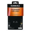 2-Power 2 m USB-A - Lightning -kaapeli - musta