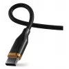 2-Power 2m USB-C - USB-C 100W silikonikaapeli musta