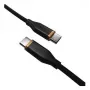 2-Power 2m USB-C - USB-C 100W silikonikaapeli musta