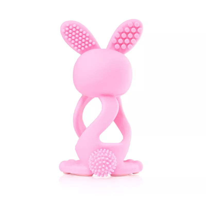 Brush Baby Bobbie Bunny puremarengas - vaaleanpunainen