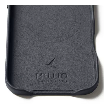 Mujjo nahkakotelo MagSafe iPhone Airille, Basalt