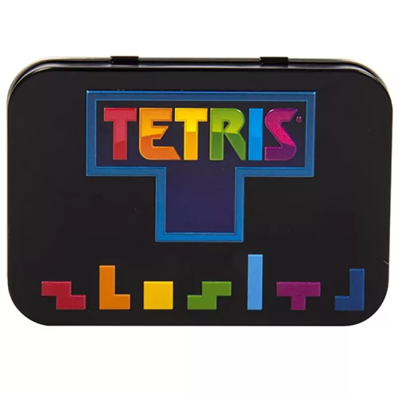 FIZZ CREATIONS Tetris retro arcade -kädessä pidettävä konsoli, väri, metallirunko