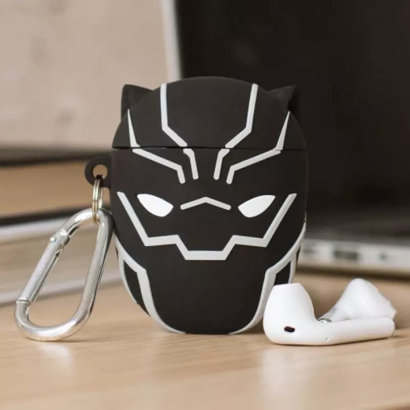 Thumbs Up 1002696 silikonikotelo Apple AirPods Pro (1. & 2. gen.) - musta/valkoinen