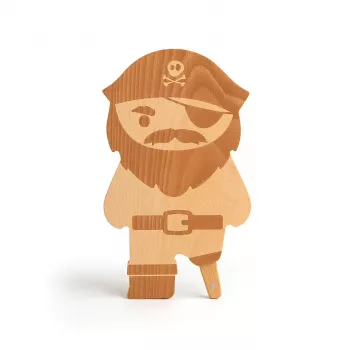 OTOTO Pirate Board leikkuulauta & veitsisetti