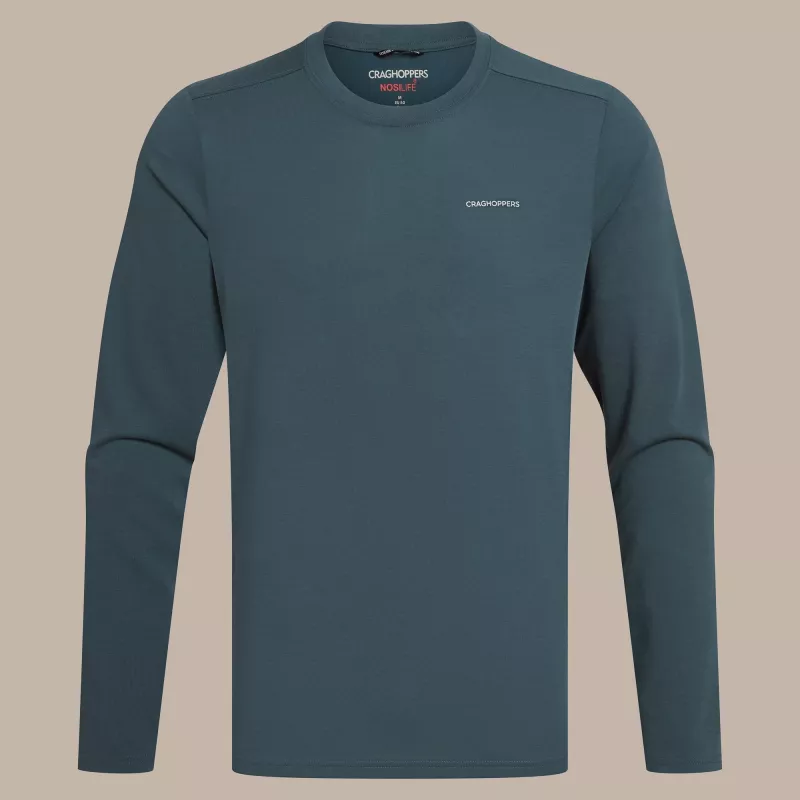 Craghoppers NosiLife Abel LS t-paita - Blue Stone (M)