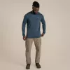 Craghoppers NosiLife Abel LS t-paita - Blue Stone (M)