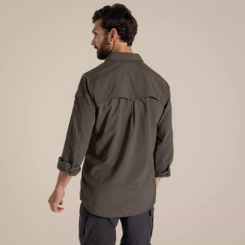 Craghoppers NosiLife Adventure LS Shirt III - Woodland Green, koko M