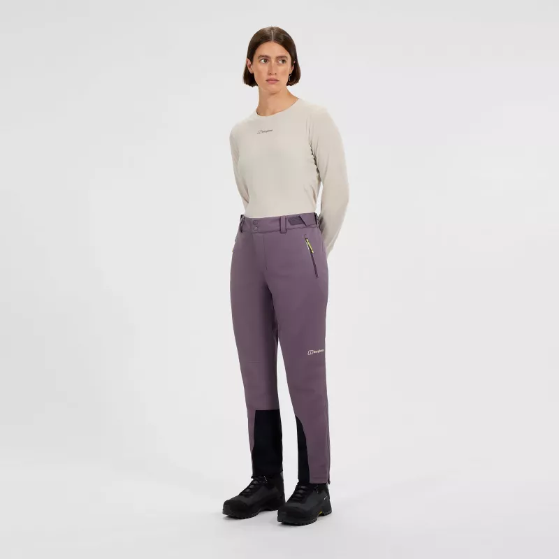 Berghaus Ridge-Roamer 3L WP softshell-housut - Purple Planet - naisten - koko S