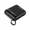 Canyon OnPower 104 10000 mAh varavirtalähde USB-C- ja Lightning-kaapelilla musta