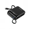 Canyon OnPower 204 20000 mAh varavirtalähde USB-C- ja Lightning-kaapeleilla, musta