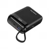 Canyon OnPower 204 20000 mAh varavirtalähde USB-C- ja Lightning-kaapeleilla, musta