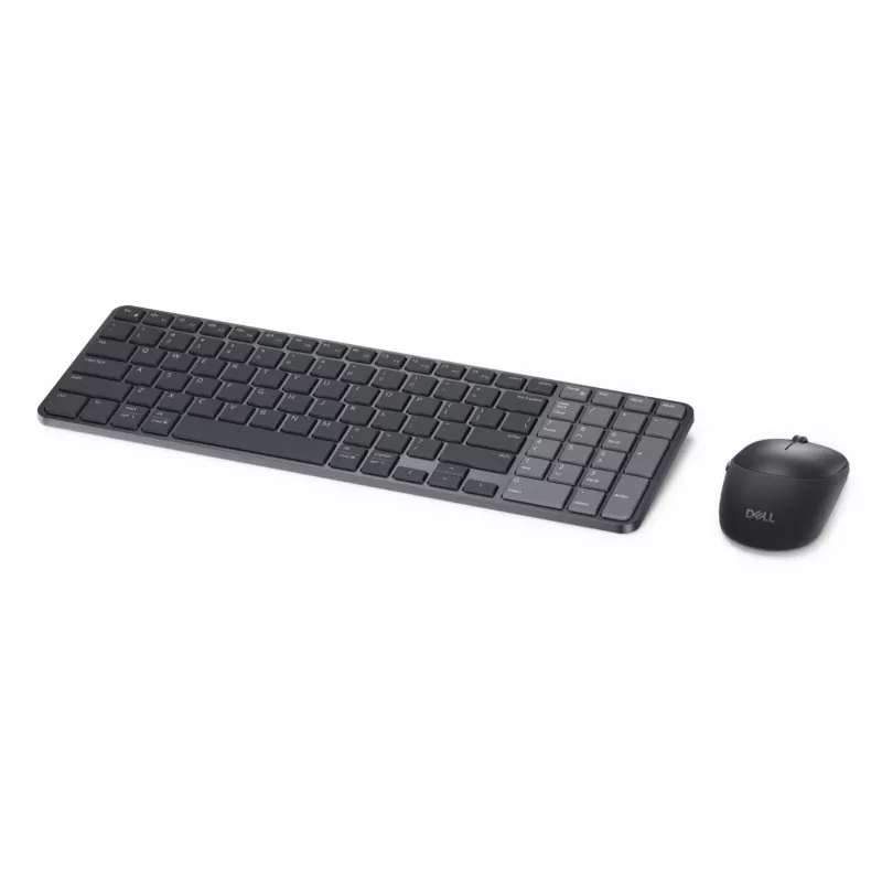 Dell Pro 7 ladattava kompakti näppäimistö- ja hiiriset - KM746 - viro (QWERTY) - titaaninharmaa
