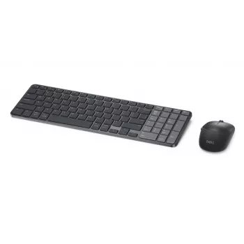 Dell Pro 7 ladattava kompakti näppäimistö- ja hiiriset - KM746 - liettua (QWERTY) - titaaninharmaa