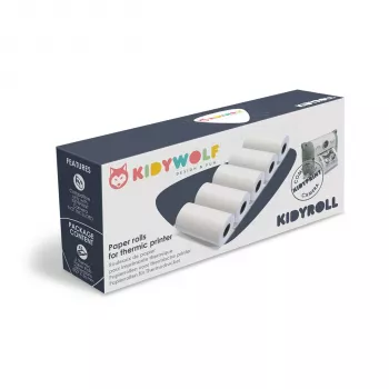KIDYWOLF paperirullat lämpötulostimelle 5 kpl