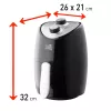 FRITEL Starter My SnackTastic 4202 airfryer 1 kW hopea/musta