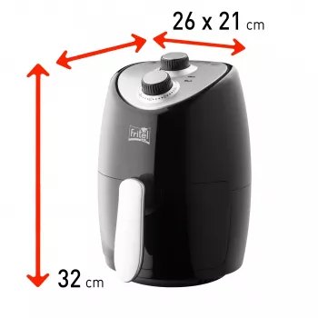 FRITEL Starter My SnackTastic 4202 airfryer 1 kW hopea/musta