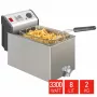 FRITEL TURBO SF uppopaistin 8 litraa 3,3 kW ruostumaton teräs