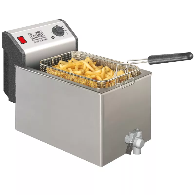 FRITEL TURBO SF uppopaistin 8 litraa 3,3 kW ruostumaton teräs
