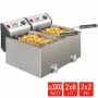 FRITEL TURBO SF uppopaistin 16 litraa 6,6 kW ruostumaton teräs