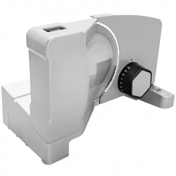 Fritel SL 3657 sähköinen leikkuukone, 150 W, ruostumaton terä, 170 mm, leikkuupaksuus 0-15 mm, hopea/musta