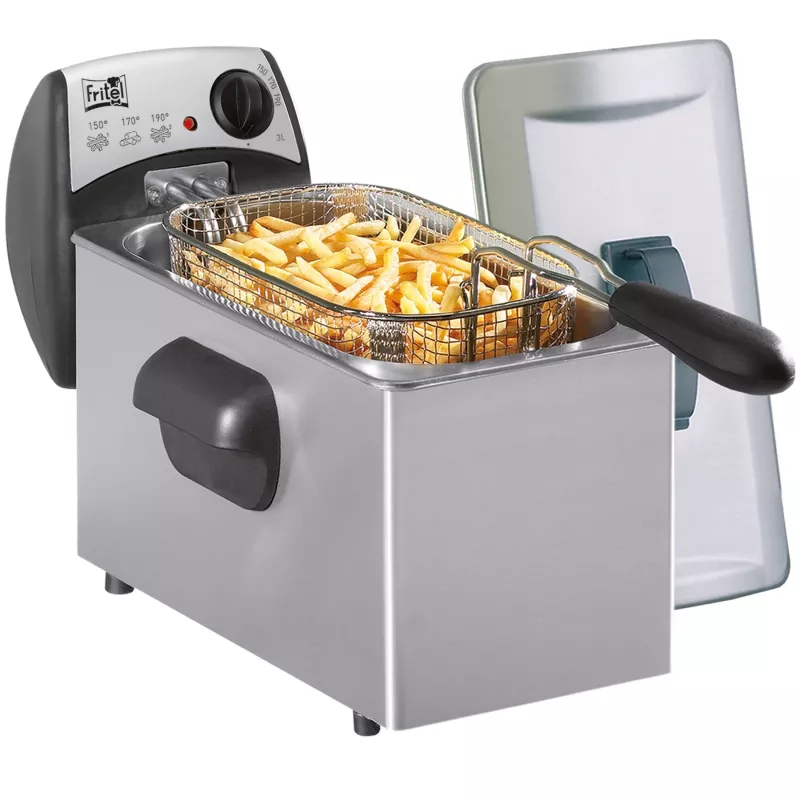 FRITEL Starter uppopaistin 3 L 2,2 kW ruostumaton teräs