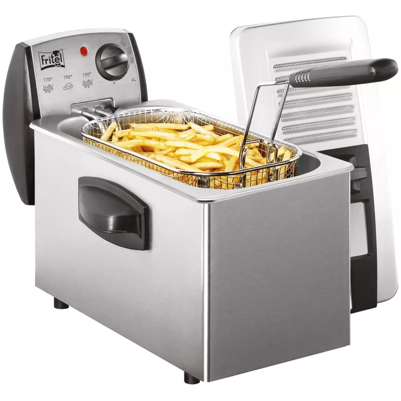 FRITEL Starter uppopaistin 4 litraa 2,6 kW harmaa