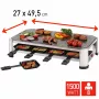 FRITEL SG 2180 Raclette ruostumaton teräs/kromi musta