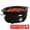 FRITEL Family Slow Cooker 5.5 litraa 210W musta/kromi