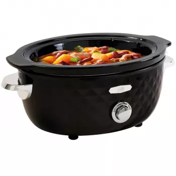 FRITEL Family Slow Cooker 3,3L 150W musta/kromi