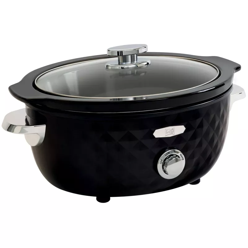 FRITEL Family Slow Cooker 3,3L 150W musta/kromi