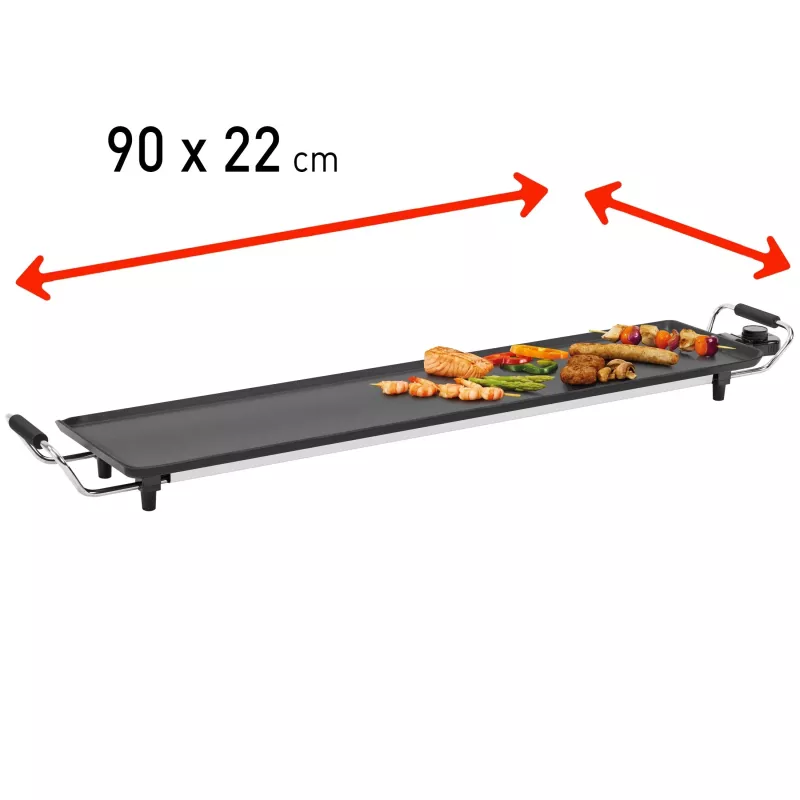 FRITEL Starter TY 1897 XXL Teppanyaki-grilli 1800W hopea/musta