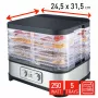 FRITEL Family kuivuri 250W hopea/harmaa