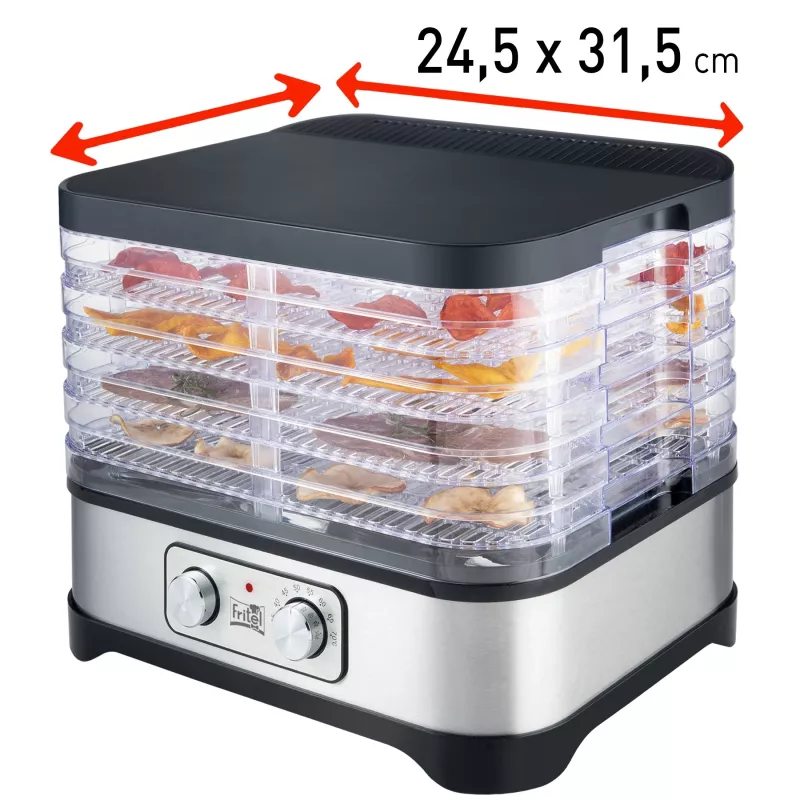 FRITEL Family kuivuri 250W hopea/harmaa