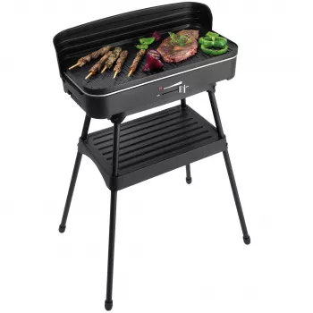 FRITEL Starter BBQ 2246 sähkögrilli jalustalla, 2200 W, musta