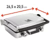 Fritel CW 3647 2 vohvelirautaa 1600 W harmaa, hopea