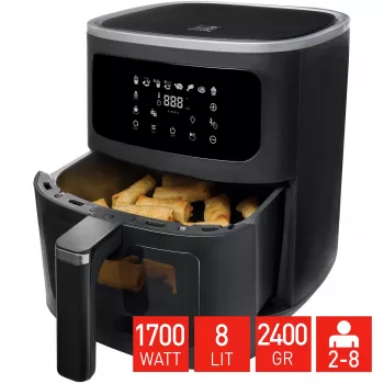 Fritel SnackTastic 7720 airfryer 8L musta