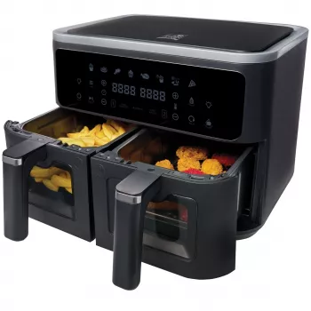 Fritel SnackTastic 8480 kiertoilmakypsennin 2 x 4,5L