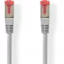 Nedis Cat6 S/FTP RJ45 -verkkokaapeli 5,00 m harmaa pyöreä PVC ripustus