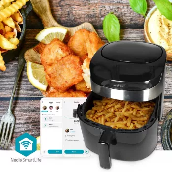 Nedis SmartLife KAAF180BKW kiertoilmakypsennin 7.2 L, musta