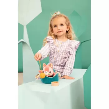 Lilliputiens Jeanne-kissa pehmolelusarja korilla ja lisävarusteilla, 12 kk+