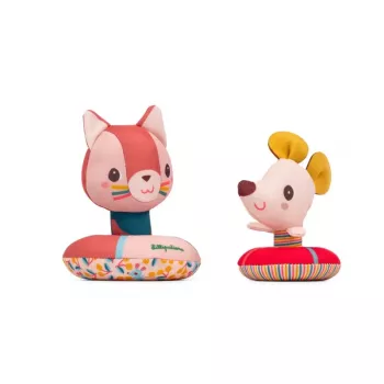 Lilliputiens kylpyletkusetti Jeanne die Katze ja Nina die Maus 6 kk+