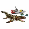LEGO Jurassic World 76974 Tehtävä veneellä ja Mosasaurus-malli