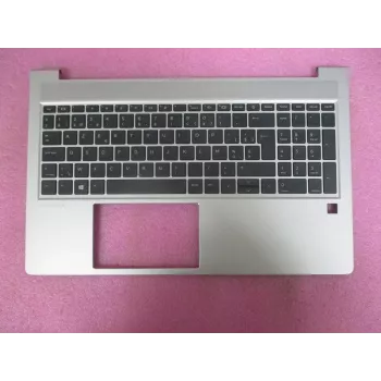 HP Yläkansi näppäimistöllä CP NoSD belgialainen (M78508-A41) - Natural Silver
