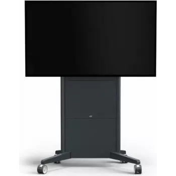 SMS Presence liikuteltava moottoroitu vaunu LCD-näytölle/kosketusnäytölle, lukittava, tummanharmaa, näytön koko enintään 213 cm (84 inch) enintään 150 kg / enintään 249 cm (98 inch) enintään 100 kg