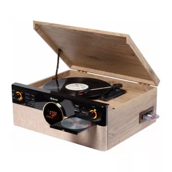 Denver MRD-180 retro musiikkikeskus puu DAB+/FM CD kasetti Bluetooth