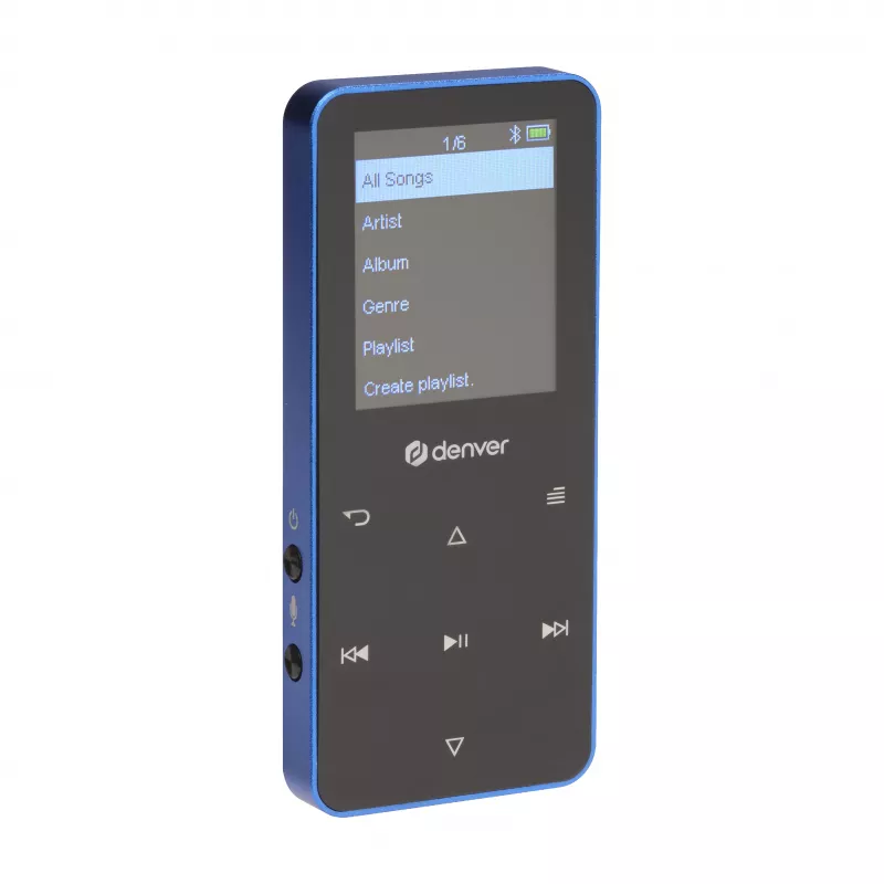 Denver MP-1830BU MP4-soitin Bluetoothilla, 1,8 tuuman näyttö, 4GB, sininen