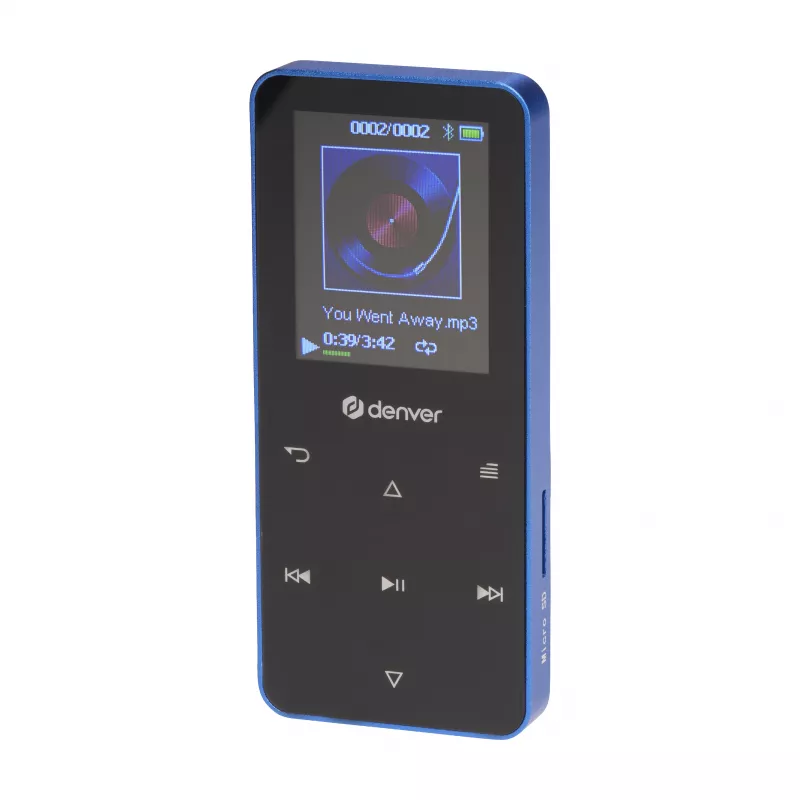 Denver MP-1830BU MP4-soitin Bluetoothilla, 1,8 tuuman näyttö, 4GB, sininen