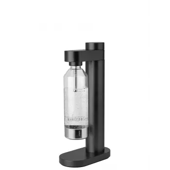 Stelton Brus hiilihapotin Black Metallic